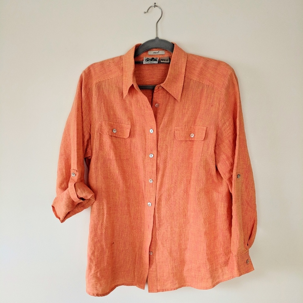 Edward Irish Linen button up shirt
